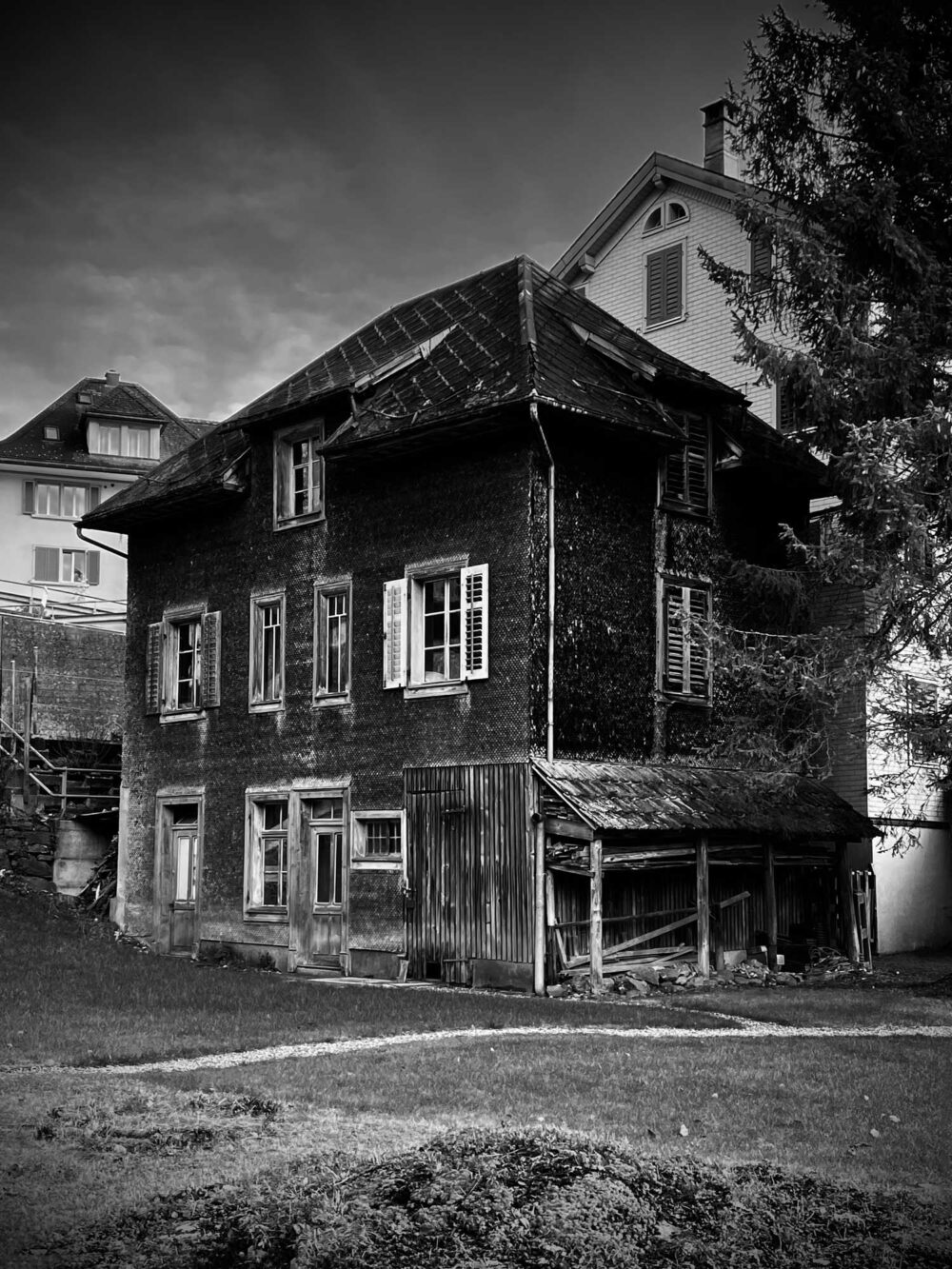 Wohnhaus Engelberg, altes Haus, Holzhaus, Old House, Rocky Tocky, Holsschindler, Pius Amrein Fotografie Rothenburg Luzern